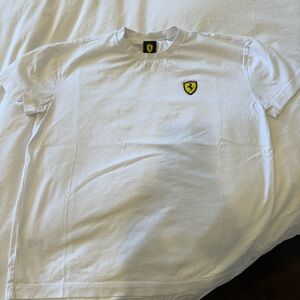 Ferrari Unisex White T-Shirt